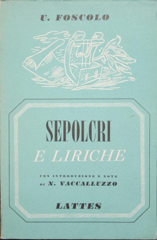Sepolcri e liriche - Ugo Foscolo - copertina