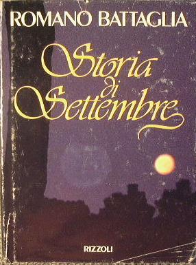 Storia di Settembre - Romano Battaglia - copertina