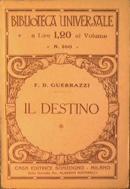 Il destino - Francesco D. Guerrazzi - copertina