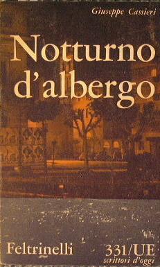 Notturno d'albergo - Giuseppe Cassieri - copertina