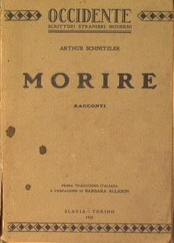Morire - Arthur Schnitzler - copertina