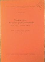 Costituzione e deiscenze postlaparotomiche