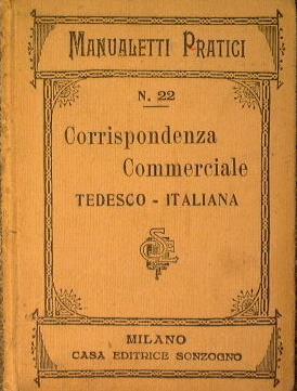 Corrispondenza commerciale tedesco-italiana - Ermanno Bonafous - copertina