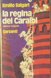 La Regina dei Caraibi - Emilio Salgari - copertina