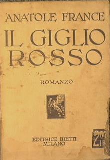 Il giglio rosso - Anatole France - copertina