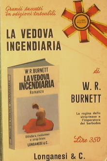 La vedova incendiaria - William R. Burnett - copertina