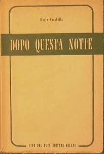 Dopo questa notte - Maria Casabella - copertina
