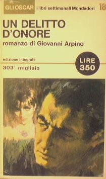 Un delitto d'onore - Giovanni Arpino - copertina