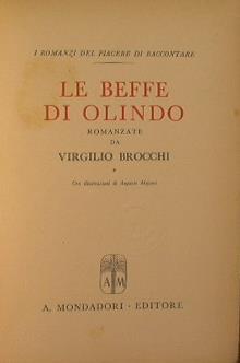 Le beffe di Olindo - Virgilio Brocchi - copertina