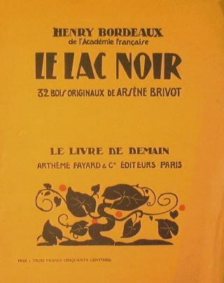 Le lac noir - Henry Bordeaux - copertina