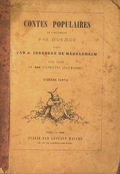 Contes Populaires de Allemagne par Musaeus - copertina