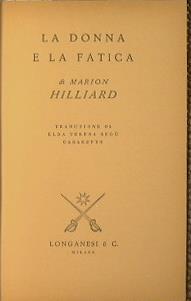 La donna e la fatica - Marion Hilliard - copertina