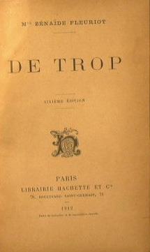 De Trop - Zénaíde Fleuriot - copertina