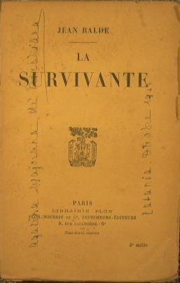 La Survivante - Jean Balde - copertina