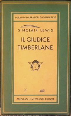 Il giudice Timberlane - Lewis Sinclair - copertina