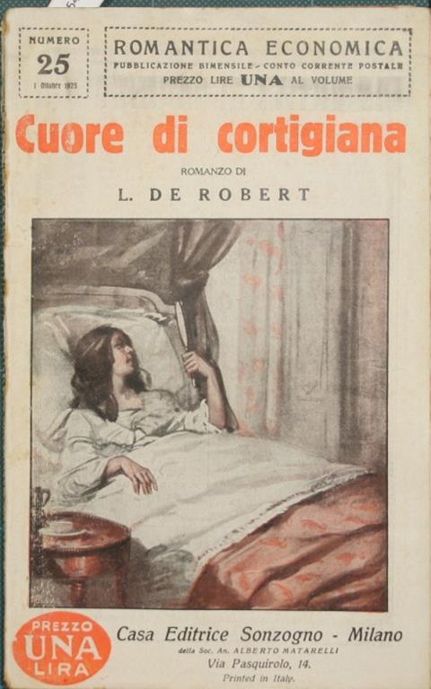Cuore di cortigiana. Romanzo - Louis de Robert - copertina