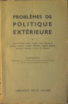 Problémes de politique extérieure - copertina