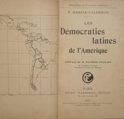 Les Démocraties latines de l'Amérique - Calderon F. Garcia - copertina