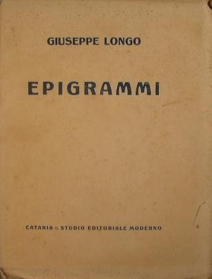 Epigrammi - Giuseppe Longo - copertina