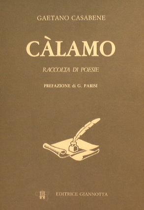 Calamo. Raccolta di poesie - Gaetano Casabene - copertina