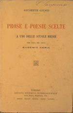 Poesie e prose scelte