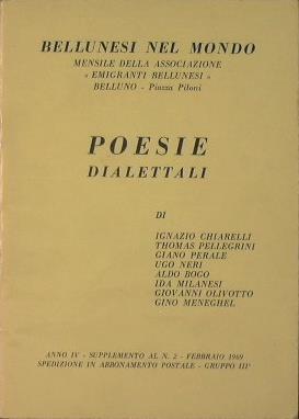 Poesie dialettali - copertina