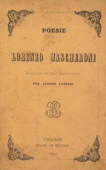 Poesie - Lorenzo Mascheroni - copertina