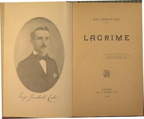 Lagrime - Enzo Garibaldi Caliò - copertina