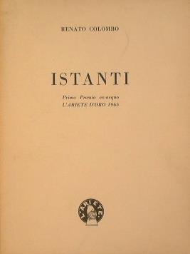 Istanti - Renato Colombo - copertina