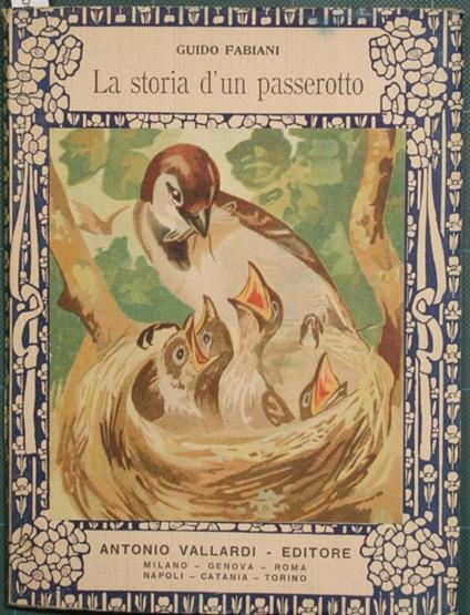 La storia d'un passerotto - Guido Fabiani - copertina