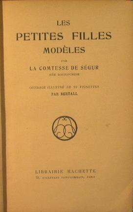 Les Petites Filles modeles - Sophie Ségur - copertina