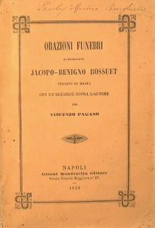 Orazioni funebri - Jacques-Bénigne Bossuet - copertina