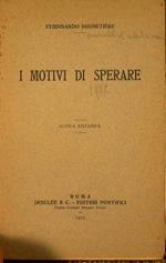 I motivi di sperare