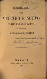 Storia del vecchio e nuovo testamento