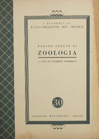 Pagine scelte di zoologia - copertina