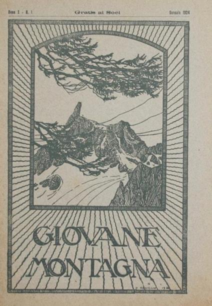 Giovane montagna. 1924. Rivista di vita alpina - copertina