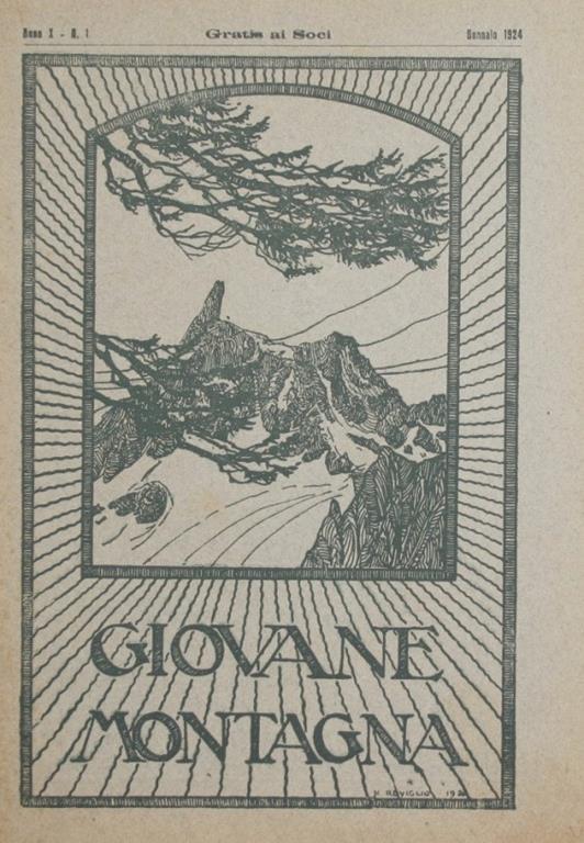 Giovane montagna. 1924. Rivista di vita alpina - copertina