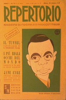 Repertorio. Rivista quindicinale di radiocommedie - copertina