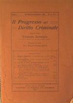 Il progresso del diritto criminale