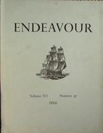 Endeavour - Versione Italiana 1956. Rivista trimestrale pubblicata per segnalare il progresso delle scienze nel servizio dell'umanità