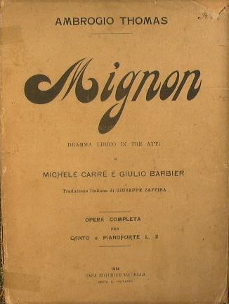 Mignon - A. Thomas - copertina