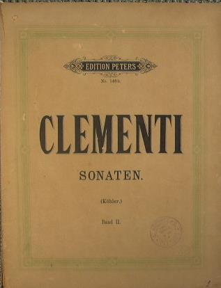 Sonaten - Muzio Clementi - copertina