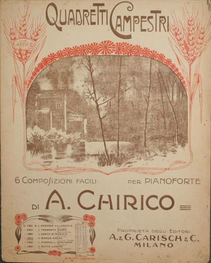 Bionda Sirena. Piccolo valzer - A. Chirico - copertina