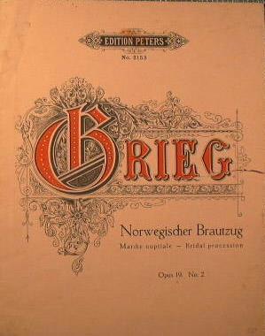 Norwegischer Brautzug. Marche nuptiale - Edward Grieg - copertina