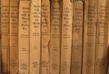 Storia della città di Roma nel medio evo - Ferdinand Gregorovius - copertina