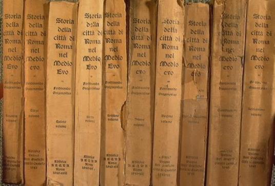 Storia della città di Roma nel medio evo - Ferdinand Gregorovius - copertina