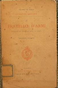 Il Fratello d'armi - Giuseppe Giacosa - copertina