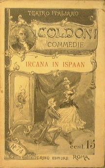 Ircana in Ispaan - Carlo Goldoni - copertina