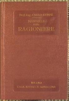 Manuale del ragioniere - Carlo Dompé - copertina