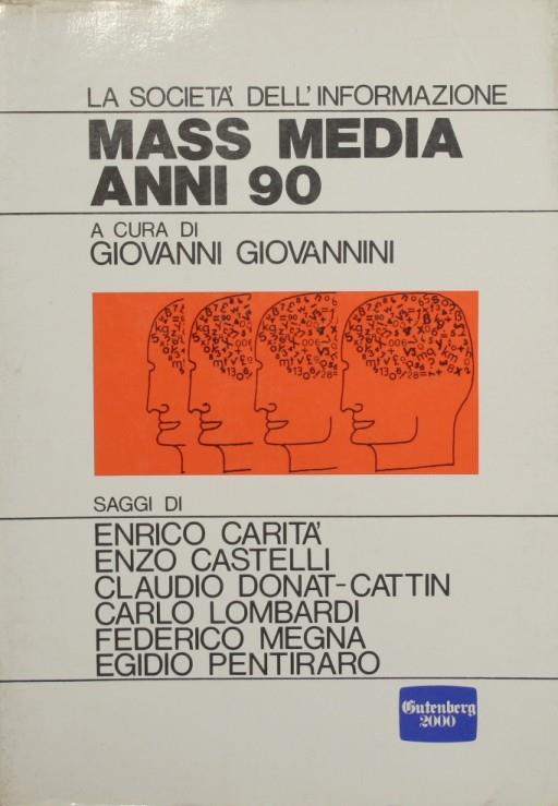 Mass media anni '90. La società dell'informazione - copertina